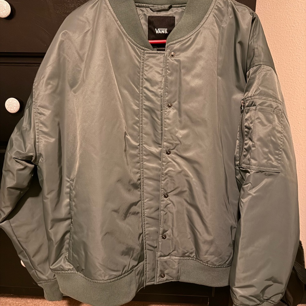 Vans Men's Olive Bomber Jacket